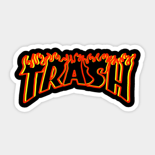 Trasher Sticker